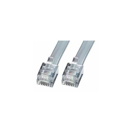 Lindy 5m RJ12 Cable 6P6C - High-Quality Durable Telephone Cable - 34225